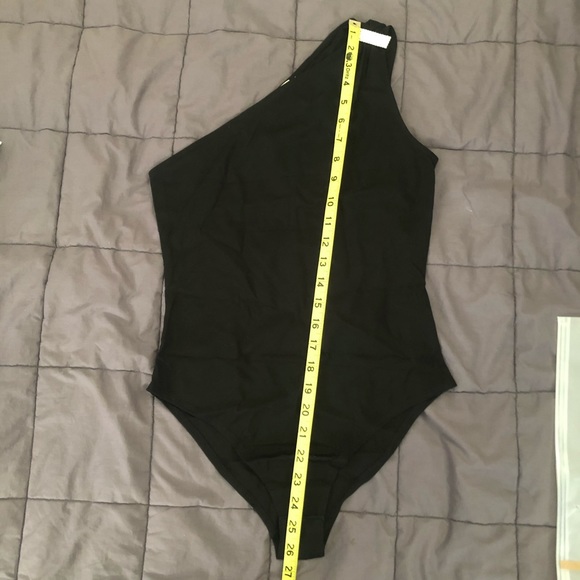 NWT One Shoulder Bodysuit - Picture 8 of 11